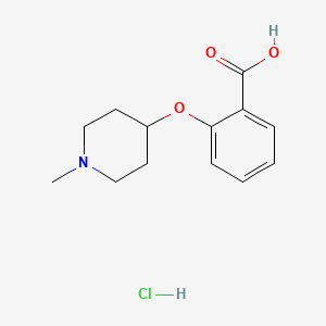 2-(1-Methylpiperidin-4-yloxy)benzoic acid hcl