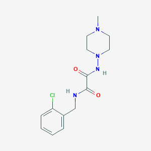molecular formula C14H19ClN4O2 B2733823 N1-(2-chlorobenzyl)-N2-(4-methylpiperazin-1-yl)oxalamide CAS No. 920409-93-4