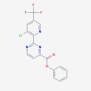 Phenyl 2-[3-chloro-5-(trifluoromethyl)-2-pyridinyl]-4-pyrimidinecarboxylate