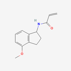 N-(4-Methoxy-2,3-dihydro-1H-inden-1-yl)prop-2-enamide