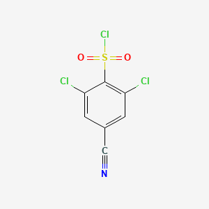 2,6-Dichloro-4-cyanobenzene-1-sulfonyl chloride