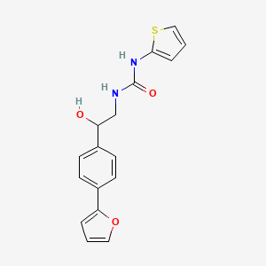 1-{2-[4-(Furan-2-yl)phenyl]-2-hydroxyethyl}-3-(thiophen-2-yl)urea