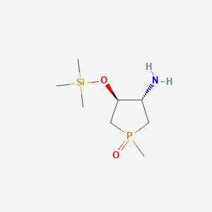 (3S,4S)-1-Methyl-1-oxo-4-trimethylsilyloxy-1lambda5-phospholan-3-amine