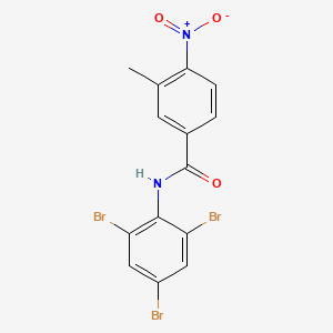 3-methyl-4-nitro-N-(2,4,6-tribromophenyl)benzamide