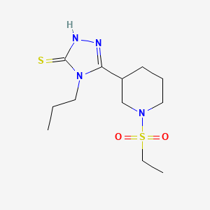 5-[1-(ethylsulfonyl)piperidin-3-yl]-4-propyl-4H-1,2,4-triazole-3-thiol
