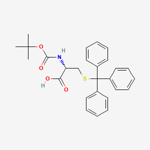 molecular formula C27H29NO4S B2733854 Boc-d-cys(trt)-oh CAS No. 21947-98-8; 87494-13-1