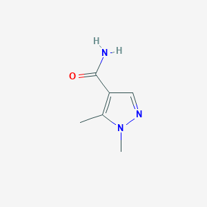 molecular formula C6H9N3O B2733887 1,5-dimethyl-1H-pyrazole-4-carboxamide CAS No. 103589-70-4