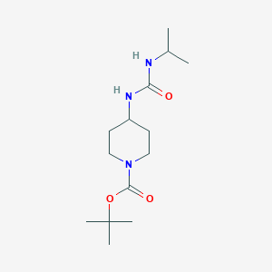 molecular formula C14H27N3O3 B2733922 tert-Butyl 4-(3-isopropylureido)piperidine 1-carboxylate CAS No. 1233955-07-1