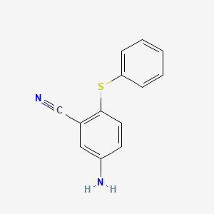 5-Amino-2-(phenylsulfanyl)benzenecarbonitrile