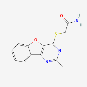 2-((2-Methylbenzofuro[3,2-d]pyrimidin-4-yl)thio)acetamide