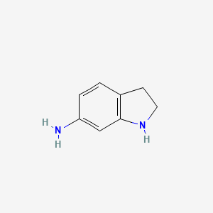 molecular formula C8H10N2 B2733946 Indolin-6-amine CAS No. 15918-79-3; 28228-73-1