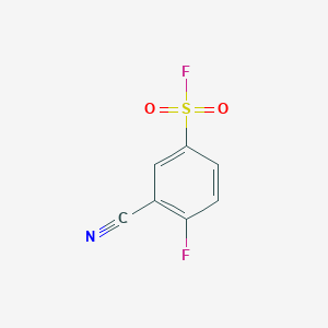 B2733991 3-Cyano-4-fluorobenzenesulfonyl fluoride CAS No. 2138135-57-4
