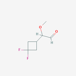 2-(3,3-Difluorocyclobutyl)-2-methoxyacetaldehyde