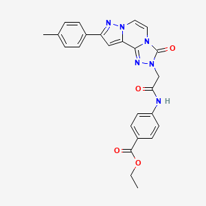 molecular formula C25H22N6O4 B2734021 Chembl4544102 CAS No. 1358432-80-0