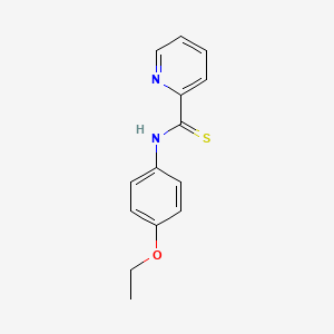 molecular formula C14H14N2OS B2734022 N-(4-乙氧苯基)吡啶-2-羰基硫脲 CAS No. 27060-27-1