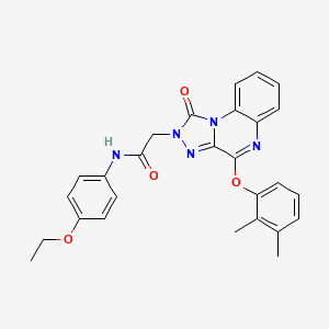 2-[4-(2,3-dimethylphenoxy)-1-oxo[1,2,4]triazolo[4,3-a]quinoxalin-2(1H)-yl]-N-(4-ethoxyphenyl)acetamide