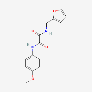 N-(furan-2-ylmethyl)-N'-(4-methoxyphenyl)oxamide