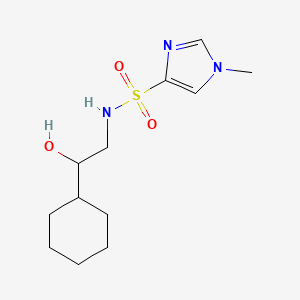 N-(2-cyclohexyl-2-hydroxyethyl)-1-methyl-1H-imidazole-4-sulfonamide