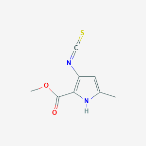molecular formula C8H8N2O2S B2734094 methyl 3-isothiocyanato-5-methyl-1H-pyrrole-2-carboxylate CAS No. 1255785-97-7
