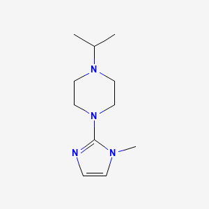 molecular formula C11H20N4 B2734114 1-isopropyl-4-(1-methyl-1H-imidazol-2-yl)piperazine CAS No. 2034286-37-6