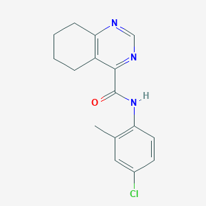 molecular formula C16H16ClN3O B2734136 N-(4-Chloro-2-methylphenyl)-5,6,7,8-tetrahydroquinazoline-4-carboxamide CAS No. 2415540-61-1