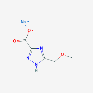 sodium 5-(methoxymethyl)-1H-1,2,4-triazole-3-carboxylate