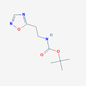 tert-butyl N-[2-(1,2,4-oxadiazol-5-yl)ethyl]carbamate