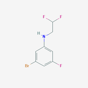 3-Bromo-N-(2,2-difluoroethyl)-5-fluoroaniline