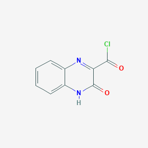 molecular formula C9H5ClN2O2 B2734170 3-OXO-4H-QUINOXALINE-2-CARBONYL CHLORIDE CAS No. 98591-61-8