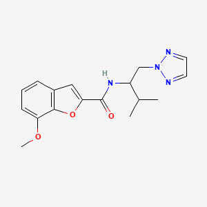 7-methoxy-N-(3-methyl-1-(2H-1,2,3-triazol-2-yl)butan-2-yl)benzofuran-2-carboxamide