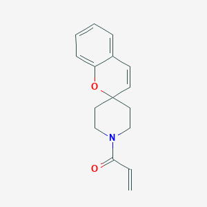molecular formula C16H17NO2 B2734191 1-Spiro[chromene-2,4'-piperidine]-1'-ylprop-2-en-1-one CAS No. 2361638-96-0