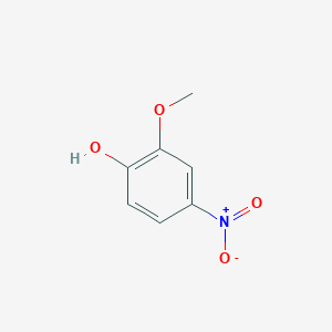 molecular formula C7H7NO4 B027342 2-Methoxy-4-nitrophenol CAS No. 3251-56-7