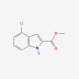 molecular formula C10H8ClNO2 B2734204 methyl 4-chloro-1H-indole-2-carboxylate CAS No. 230291-43-7