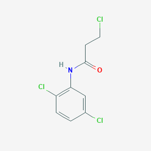 molecular formula C9H8Cl3NO B2734270 3-氯-N-(2,5-二氯苯基)丙酰胺 CAS No. 41921-01-1