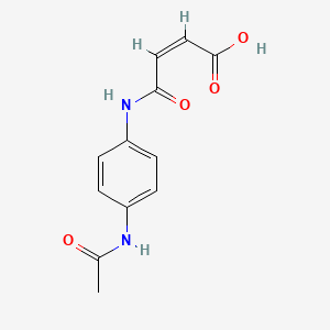 molecular formula C12H12N2O4 B2734281 (Z)-4-((4-acetamidophenyl)amino)-4-oxobut-2-enoic acid CAS No. 108749-44-6