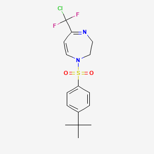 1-{[4-(tert-butyl)phenyl]sulfonyl}-5-[chloro(difluoro)methyl]-2,3-dihydro-1H-1,4-diazepine