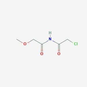 molecular formula C5H8ClNO3 B2734347 N-(2-chloroacetyl)-2-methoxyacetamide CAS No. 852840-60-9
