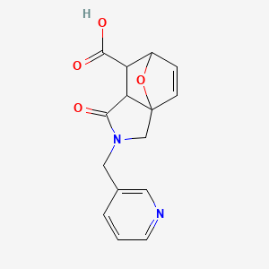 (3aS,6R)-1-oxo-2-(pyridin-3-ylmethyl)-1,2,3,6,7,7a-hexahydro-3a,6-epoxyisoindole-7-carboxylic acid