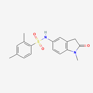 2,4-dimethyl-N-(1-methyl-2-oxoindolin-5-yl)benzenesulfonamide