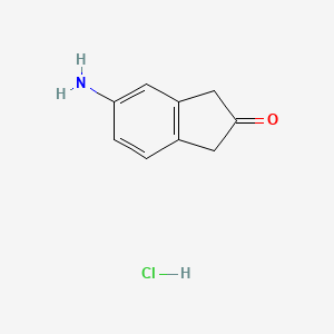 molecular formula C9H10ClNO B2734406 5-Amino-1H-inden-2(3H)-one hcl CAS No. 1187983-73-8; 1314928-84-1