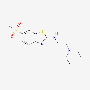 N1,N1-diethyl-N2-(6-(methylsulfonyl)benzo[d]thiazol-2-yl)ethane-1,2-diamine