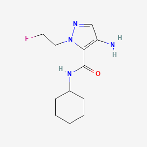 4-Amino-N-cyclohexyl-1-(2-fluoroethyl)-1H-pyrazole-5-carboxamide