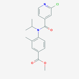 methyl 3-methyl-4-[N-(propan-2-yl)2-chloropyridine-4-amido]benzoate