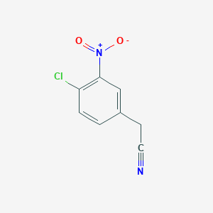 molecular formula C8H5ClN2O2 B2734499 2-(4-Chloro-3-nitrophenyl)acetonitrile CAS No. 51250-90-9