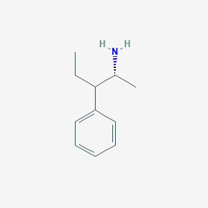 molecular formula C11H17N B2734525 (2R)-3-Phenylpentan-2-amine CAS No. 2248219-35-2