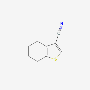 molecular formula C9H9NS B2734643 4,5,6,7-Tetrahydro-1-benzothiophene-3-carbonitrile CAS No. 95461-20-4