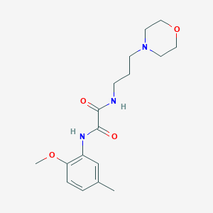 molecular formula C17H25N3O4 B2734664 N1-(2-methoxy-5-methylphenyl)-N2-(3-morpholinopropyl)oxalamide CAS No. 900000-65-9