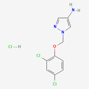 1-[(2,4-Dichlorophenoxy)methyl]-1H-pyrazol-4-amine hydrochloride
