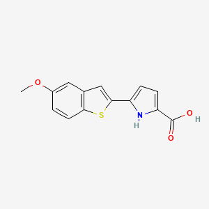 5-(5-Methoxybenzo[b]thiophen-2-yl)-1H-pyrrole-2-carboxylic acid