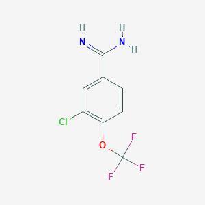 3-Chloro-4-(trifluoromethoxy)benzenecarboximidamide